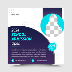 Creative modern business social media post design