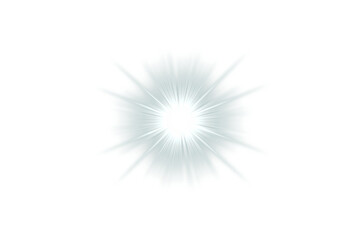 White light flare Sparkle star on transparent background. White light beam shine effect. Light star glare shiny sparkle. Starburst. Flash light effects overlays. Festive decoration design elements