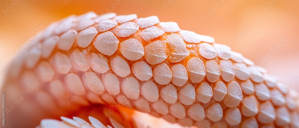 Poster  A tight shot of a corn cob, closely detailed Background softly blurred with hues of orange and yellow