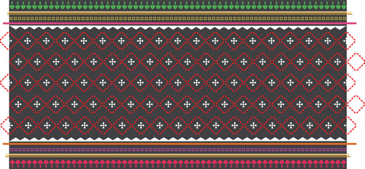 seamless knitted pattern