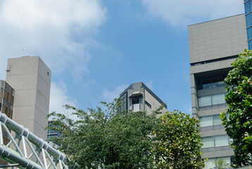 都市景観、ビルのある風景、都市風景