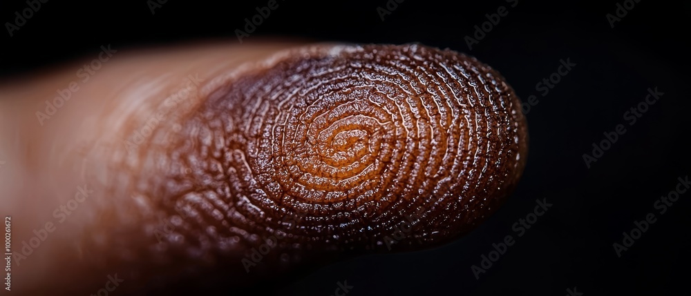 Canvas Prints  A tight shot of a person's finger wearing a ring, with a circular gemstone at its core