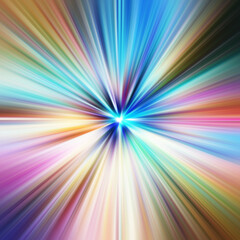 Colorful zoom motion effect. Abstract background. Color lines. Colored texture backdrop and banner. Multi color gradient pattern and textured wallpaper.