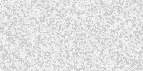 Vector geometric seamless gray and white cube square low polygon background. abstract surface creative diamond pattern gray Polygon Mosaic, business triangle texture background.