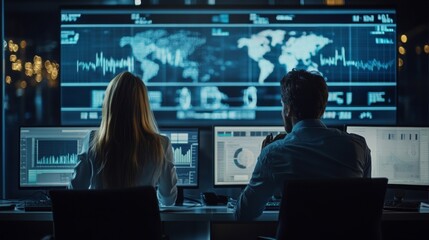 Data Analysis Team in Control Room