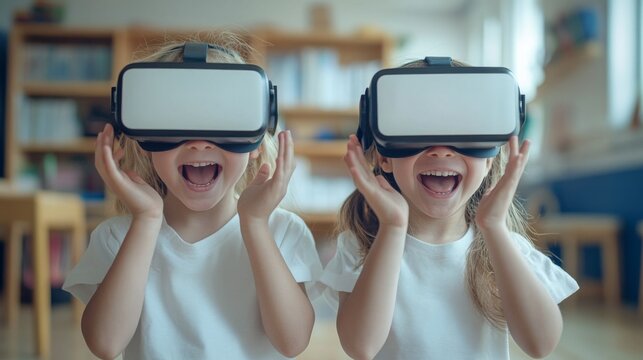 Children Experiencing Virtual Reality: children
