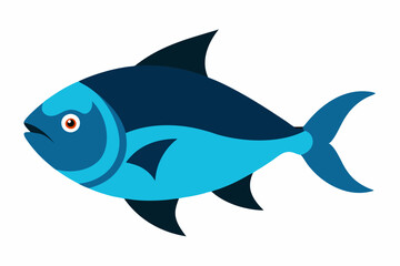 Obraz premium Pacu fish vector design on a white background 