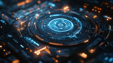 Futuristic Digital Interface