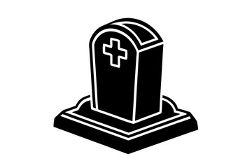 Tombstone, stylized as a cartoon on the background