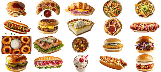 Delicious Variety of Tasty Foods and Snacks