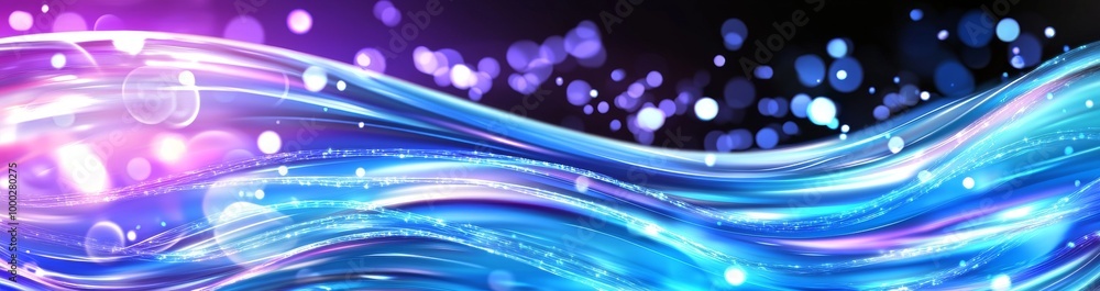 Poster graphene background with dynamic wave. abstract wave. stock. big data technology 3d rendering.
