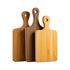 Wooden cutting board, isolated