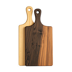 Wooden cutting board, isolated