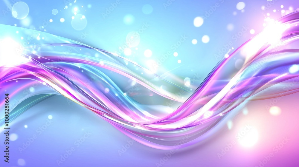 Aufkleber a trendy background with colorful neon rays and glowing lines in 3d. abstract background with colorf