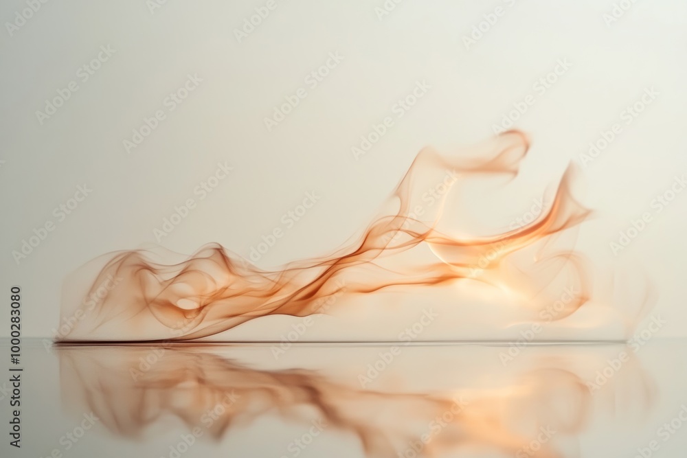 Aufkleber flames in minimalistic design on solid white background, single object