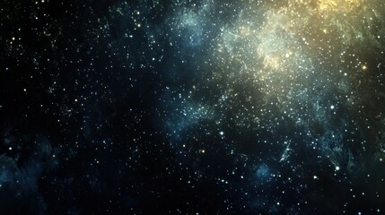 Naklejka premium A Celestial Tapestry of Stars and Nebulae in Deep Space