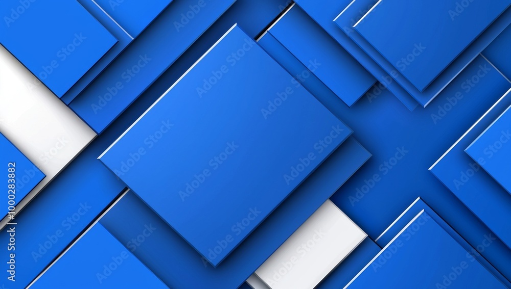 Poster digital technology background generative stock square blue pattern pixel background