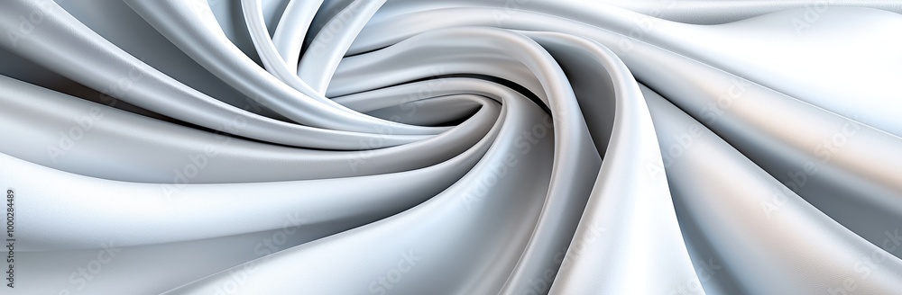 Poster the background texture is abstract white with textured handdrawn white circles on light gray or silv