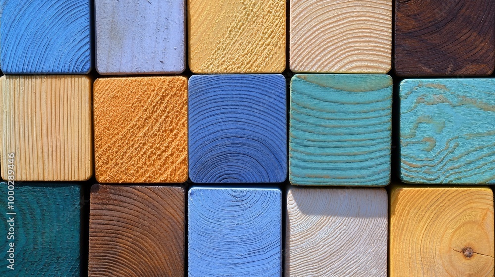 Poster abstract colorful wood texture for backdrop includes wood aged art architecture texture and abstract