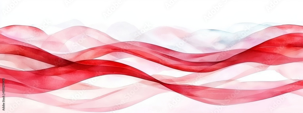 Poster abstract watercolor stripe line background dark red stripe element for design