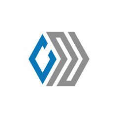 initial cn letter logo design for any business and monogram