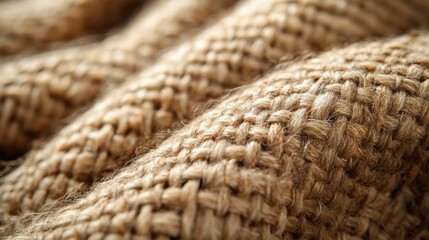 Obraz premium A close up of a pile of brown wool