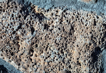 Brown and Black Lava Wall.