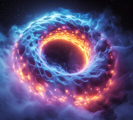 Obraz premium fractal burst background