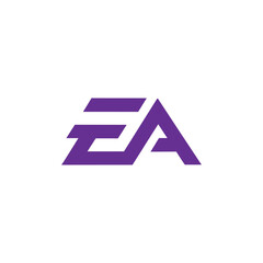 Ea letter logo design vector template
