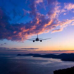 Obraz premium airplane in the sky