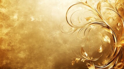 Golden Abstract Design
