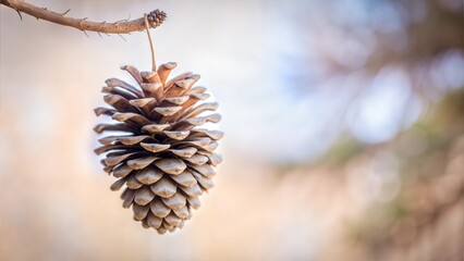 Christmas tree with cones