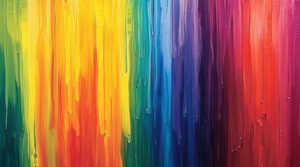 Rainbow Paint Drips