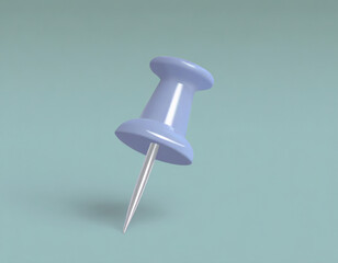 プッシュピン。紫。AI生成画像。