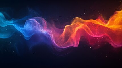 Colorful Abstract Wave Background