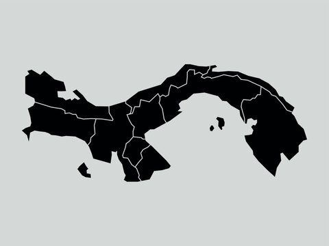 finland map with regions isolated on white background. Map of finland. Vector illustration