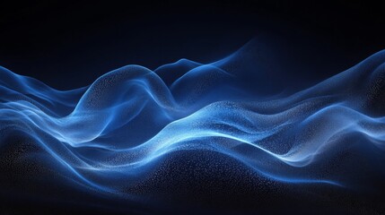 Obraz premium Abstract Blue Waves Background