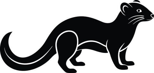 mongoose silhouette icon - Transparent Background Clip art