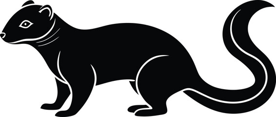 mongoose silhouette icon - Transparent Background Clip art