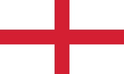 Obraz premium Flag of England. Accurate proportion and official colors.