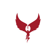 Phoenix bird logo vector design for any company and business.