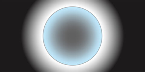 luminous, lovely, magical energy, and a looped, twirling circle of stripes. backdrop Minimal stainless steel circle Light box