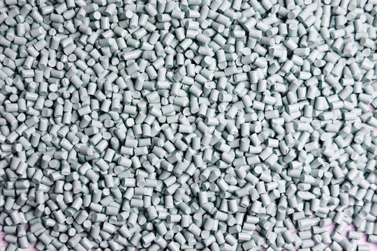 Gray green masterbatch granules, this polymer is a coloring agent for products in the plastics industry