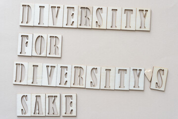 diversity for diversity (heart) s sake