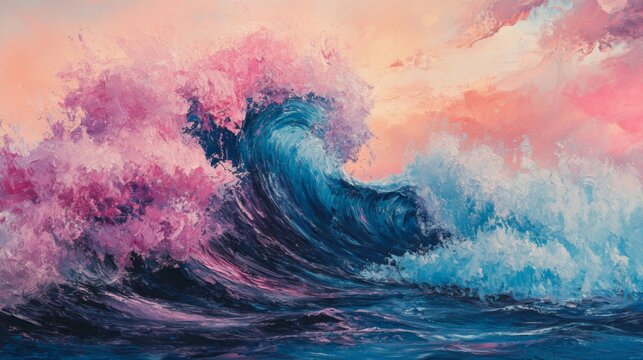 Abstract Ocean Art