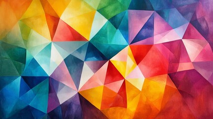 Colorful Geometric Abstract Art