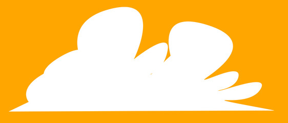 set of clouds element  for illustration decoration white sky with other varian