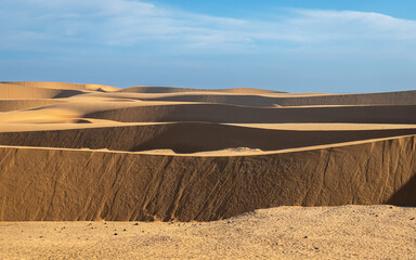 Exposure of the Namib Desert done in Namibia, is considered the oldest desert in the world and contains the world's driest regions being the only coastal desert influenced by fog
