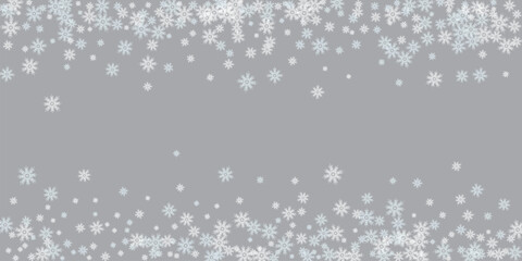 christmas background with snowflakes