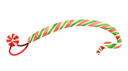 Abstract Pink and Green Watercolor Background with Falling Leaves